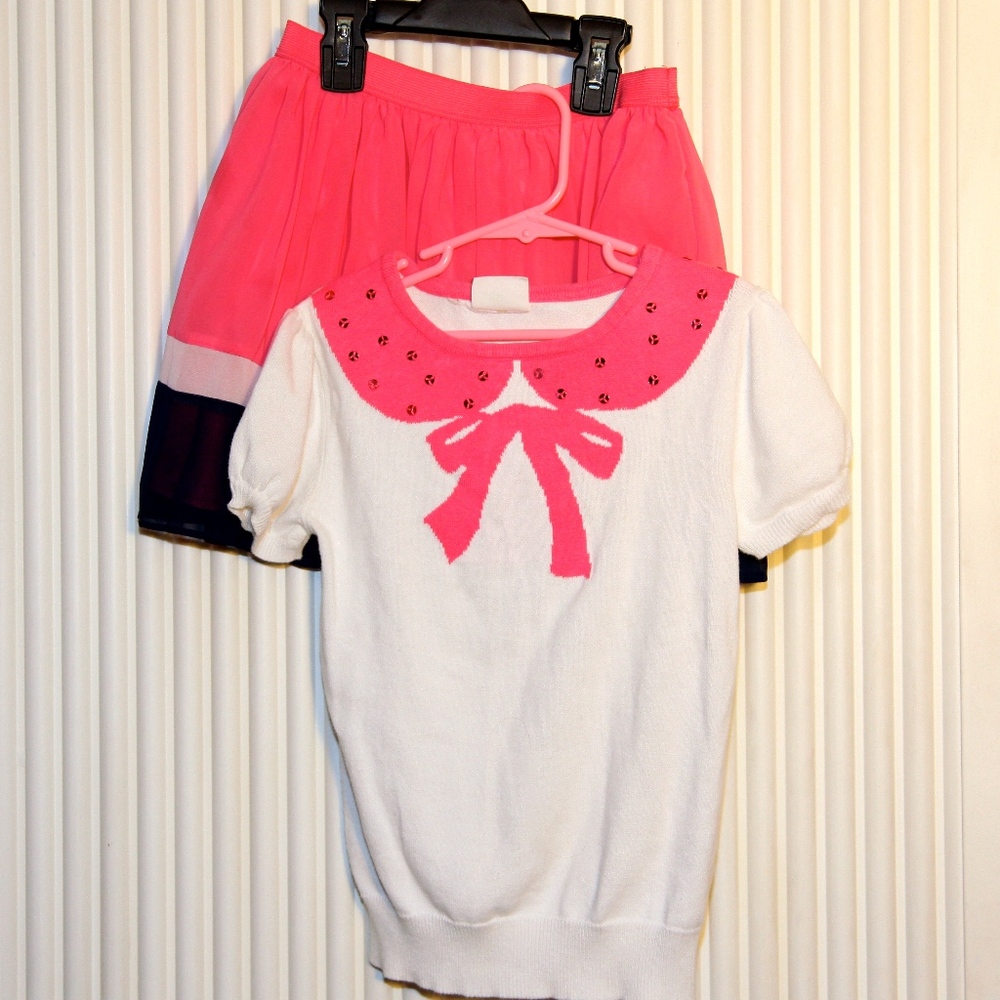 Crazy 8 2 pc. set, Pleated skirt & Top